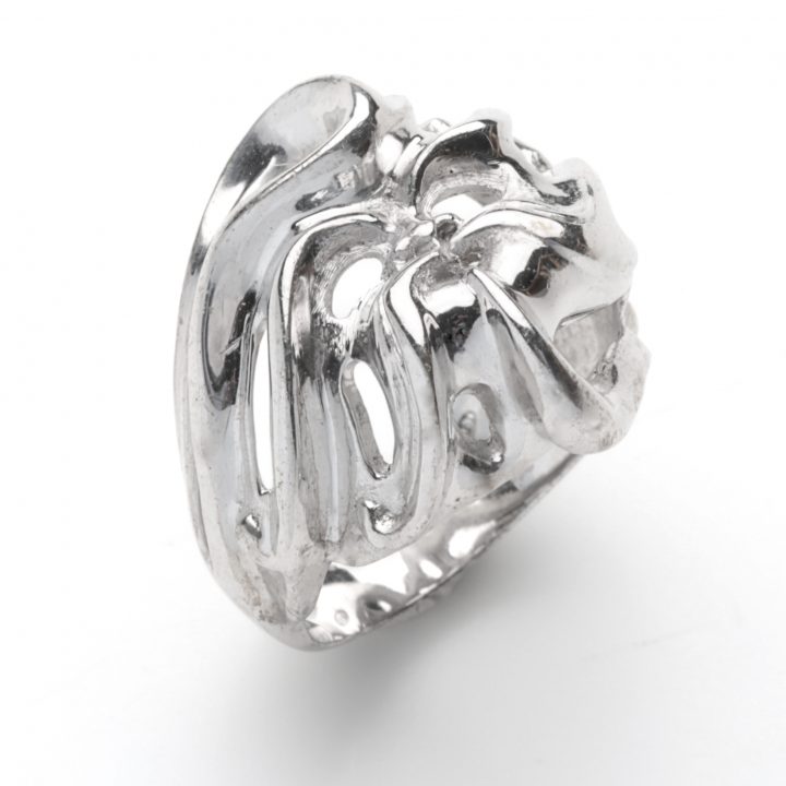 anello artigianale in argento